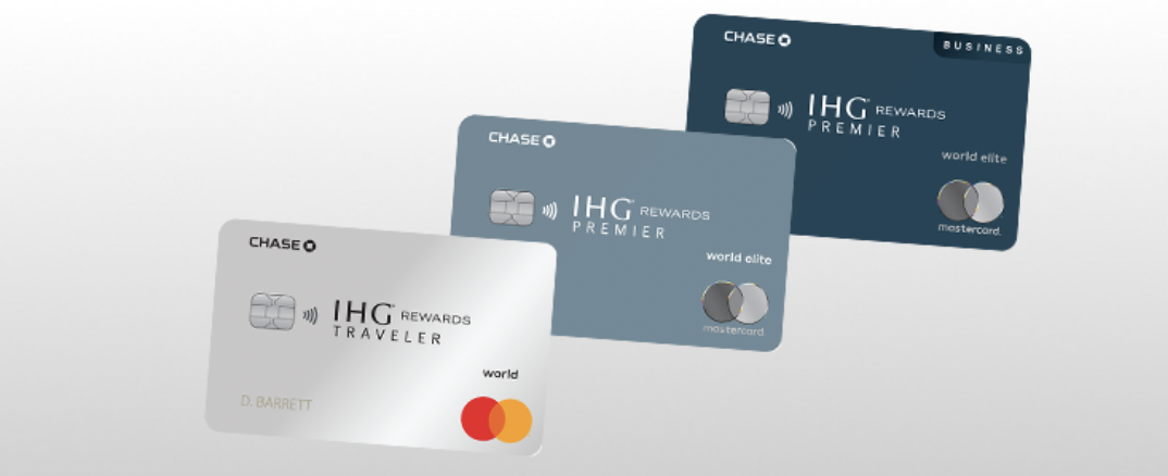 IHG & Chase Release 3 New IHG Rewards Credit Cards