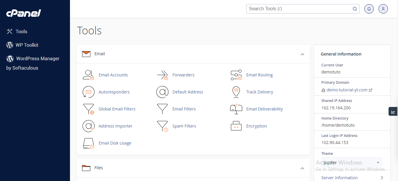 How to access Terminal in cPanel