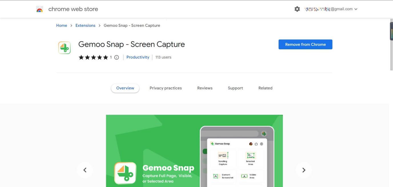 gemoo-snap-chrome-extension