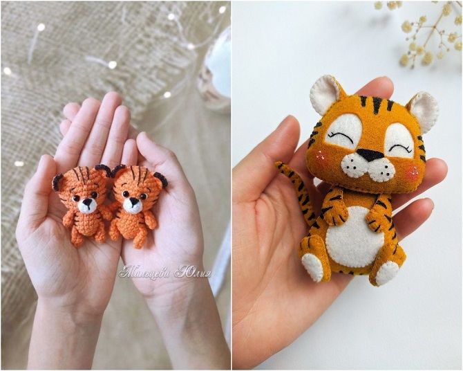 New Year's creativity: how to make a do-it-yourself tiger figurine 1