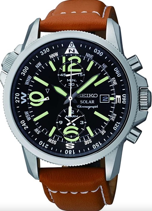Seiko Adventure Solar Watch (SSC081) - Durable Watches For Construction Workers