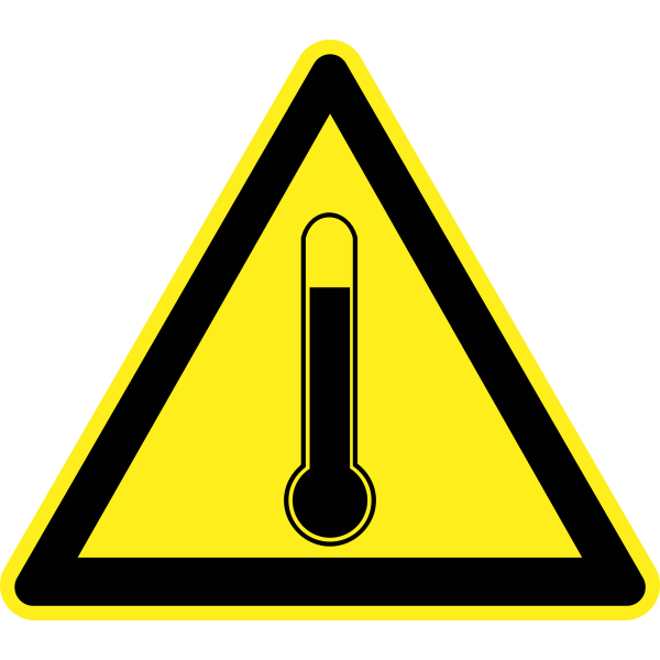 Temperature Hazard Sign