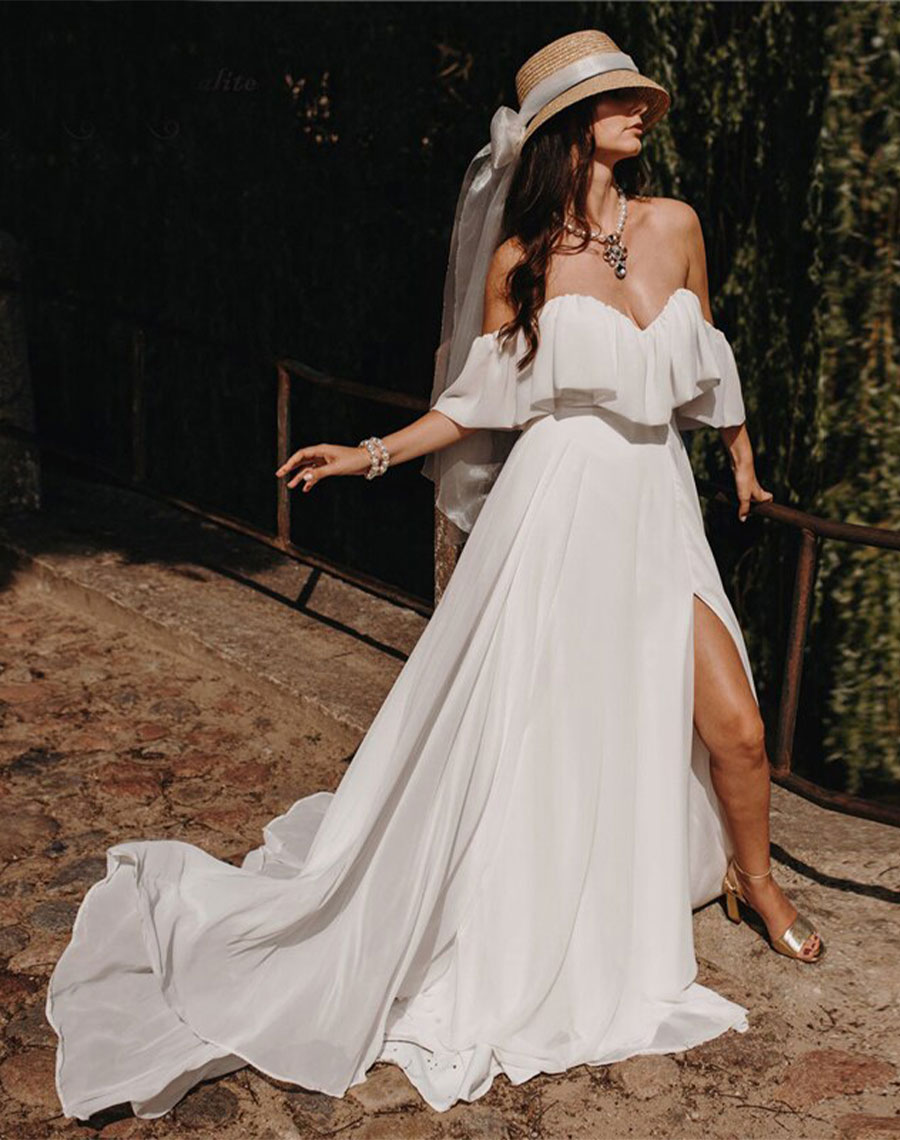 A-line wedding dress