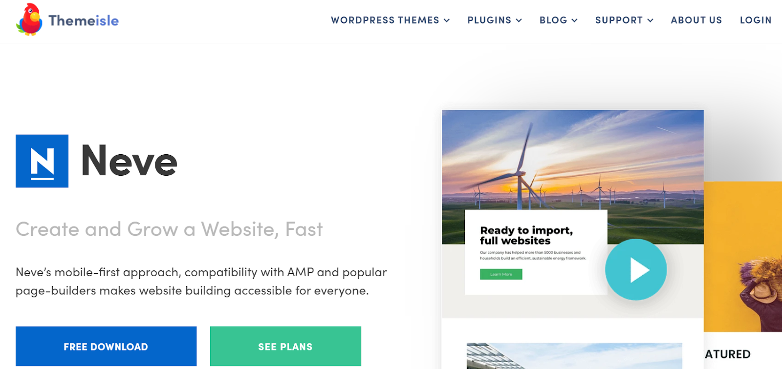 Neve WordPress theme