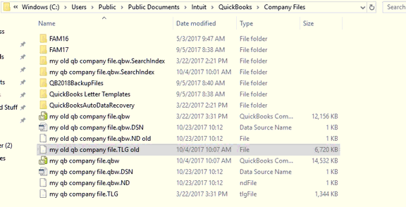 learn to rename the damaged .ND and .TLG files 