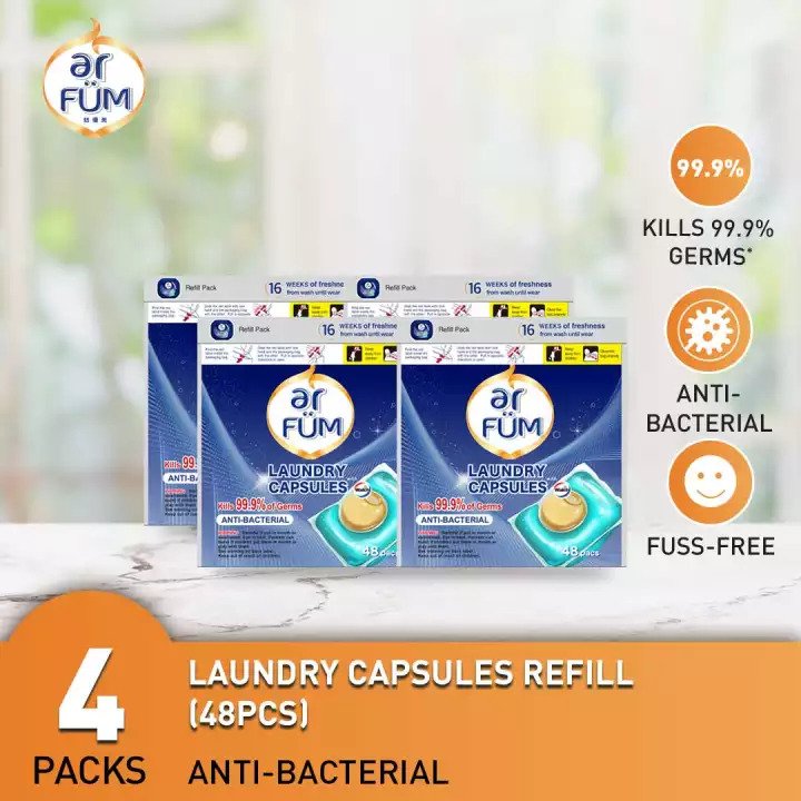 Top 10 Laundry Detergent in Singapore is ar FUM Laundry Capsules 48pcs x 4 packs, The best liquid, powder, and single-use pack laundry detergents, 12 best laundry capsules in Singapore for fresh clothes, Best laundry Detergent for Indoor drying Singapore, How do you use AR Fum laundry capsule?, How do you use AR Fum scent booster?, Which washing pods are best?, What is laundry capsule?, 