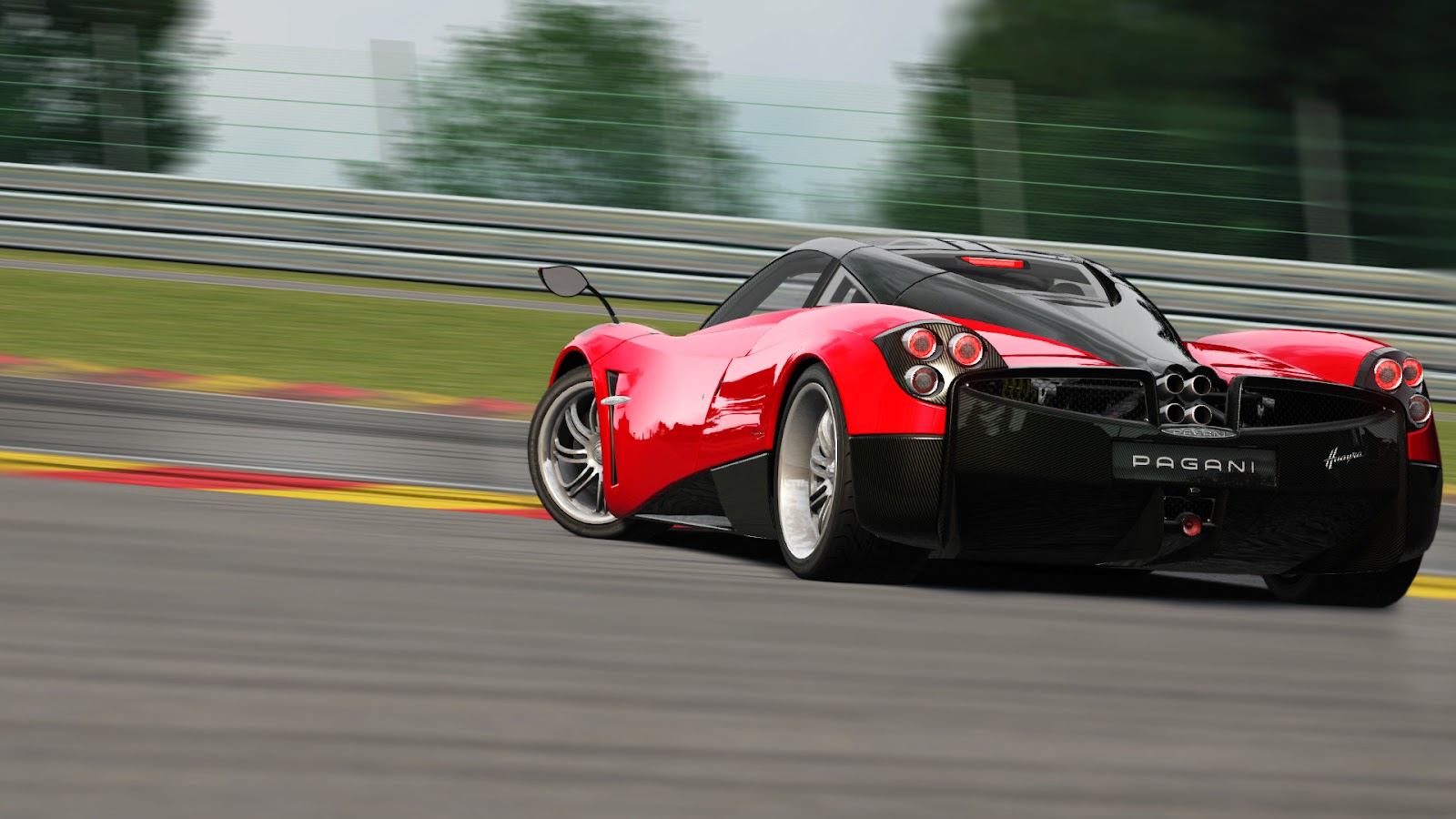 Picture of a Pagani Huayra on Assetto Corsa
