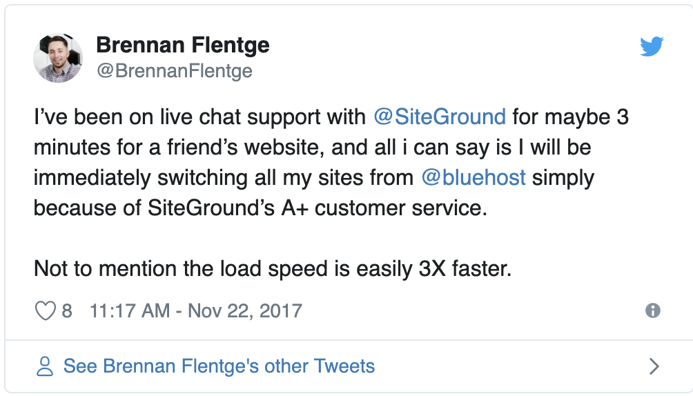 SiteGround and Bluehost's speed review