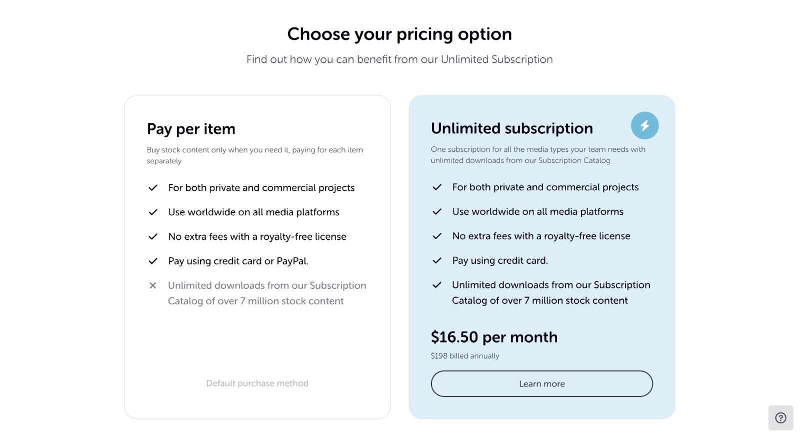 Motion Elements Pricing