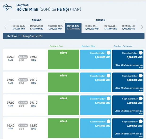 Hướng dẫn đặt vé máy bay Bamboo giá rẻ trên website chính thức