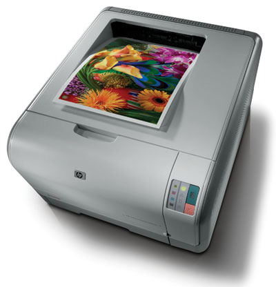 Альт: Принтер Color LaserJet CP1215, качество печати на картридже CB542A
