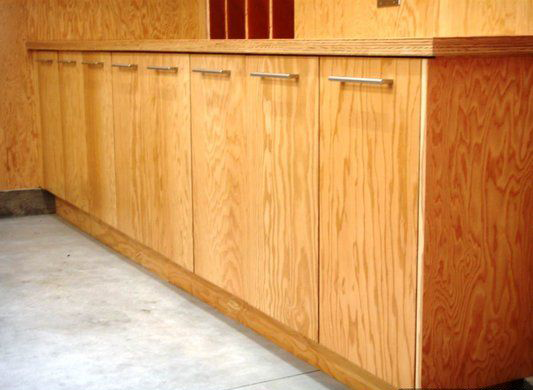 Kitchen cabinets made from Plyco's Marine Plywood