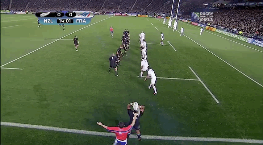 What is a lineout in rugby - Rugby lineout set play leads to try