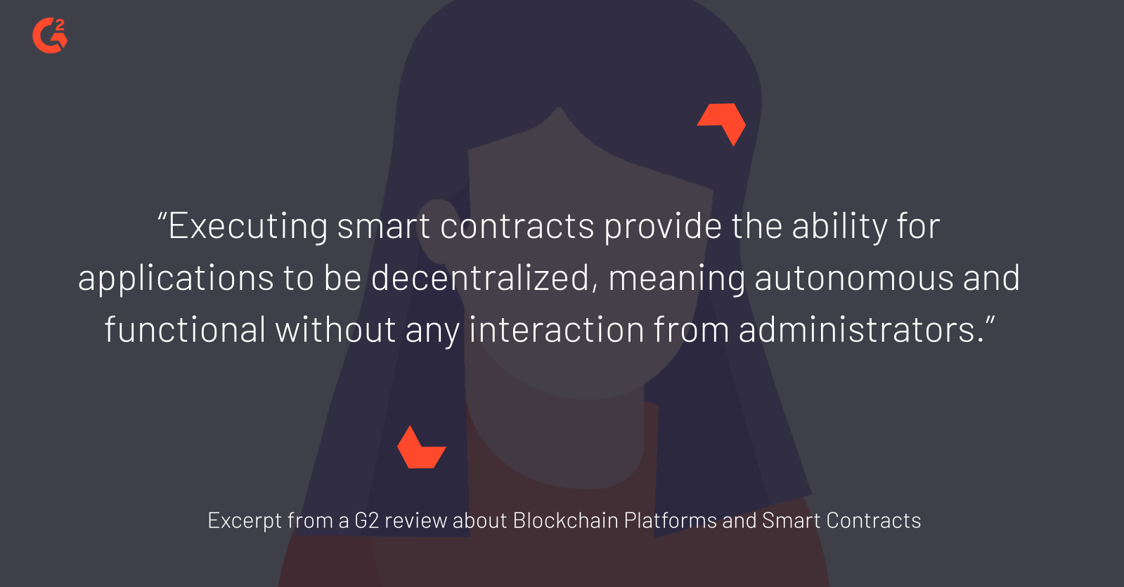 Excerpt from a G2 review about blockchain