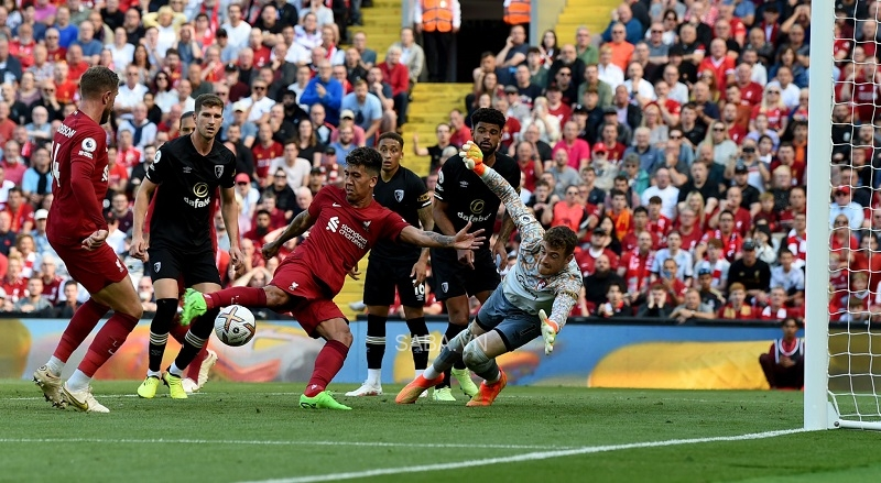 Liverpool thắng đậm trước Bournemouth với tỷ số 9-0
