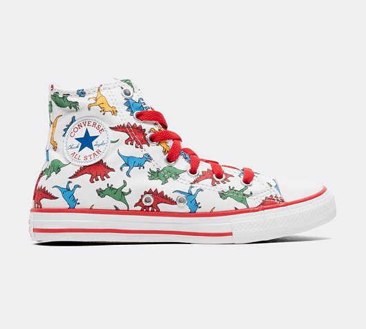 Sneakers with Dinosaur Prints