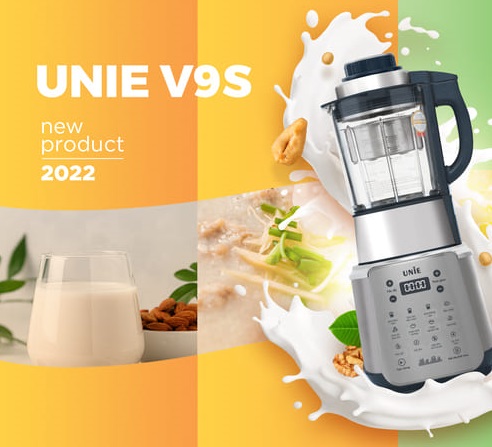 uine v8s và unie v9s, máy nấu sữa hạt unie, unie v8s, unie v9s