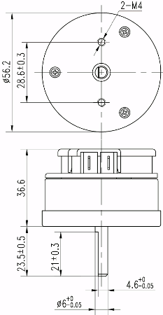 Размеры таймера DTJ-K1-60