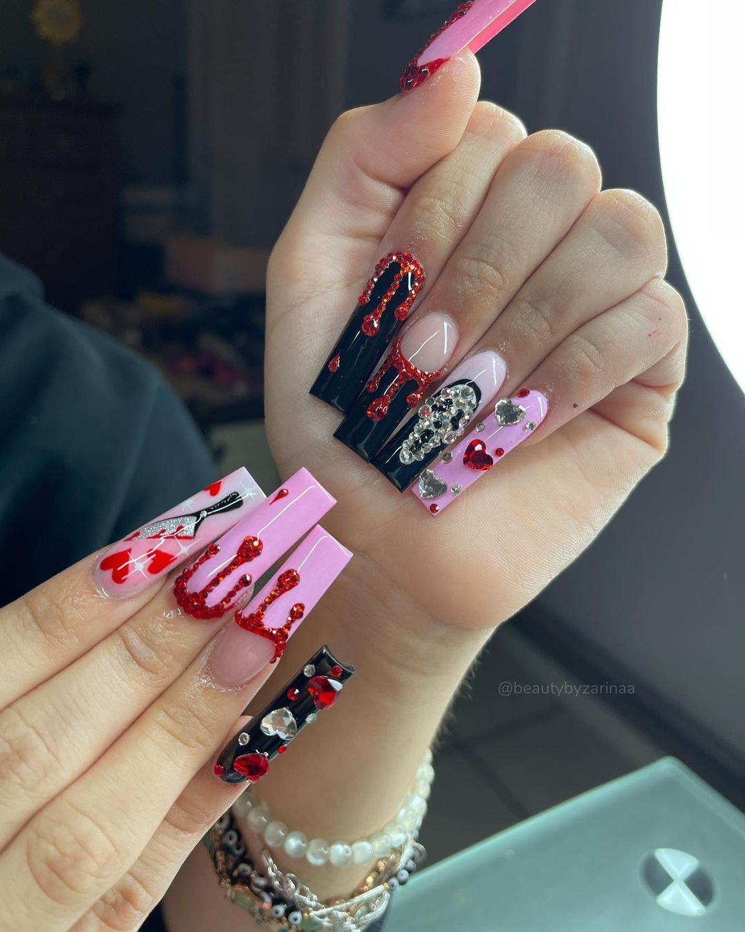 3D Ghost and Bloody Nails