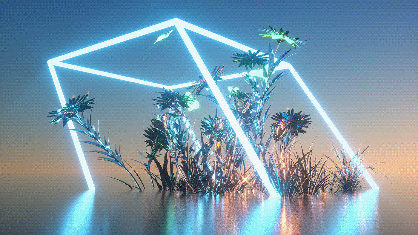 art direction  artwork fresh motion graphics  music Nature Octane Render sameucliff surreal Digital Art 