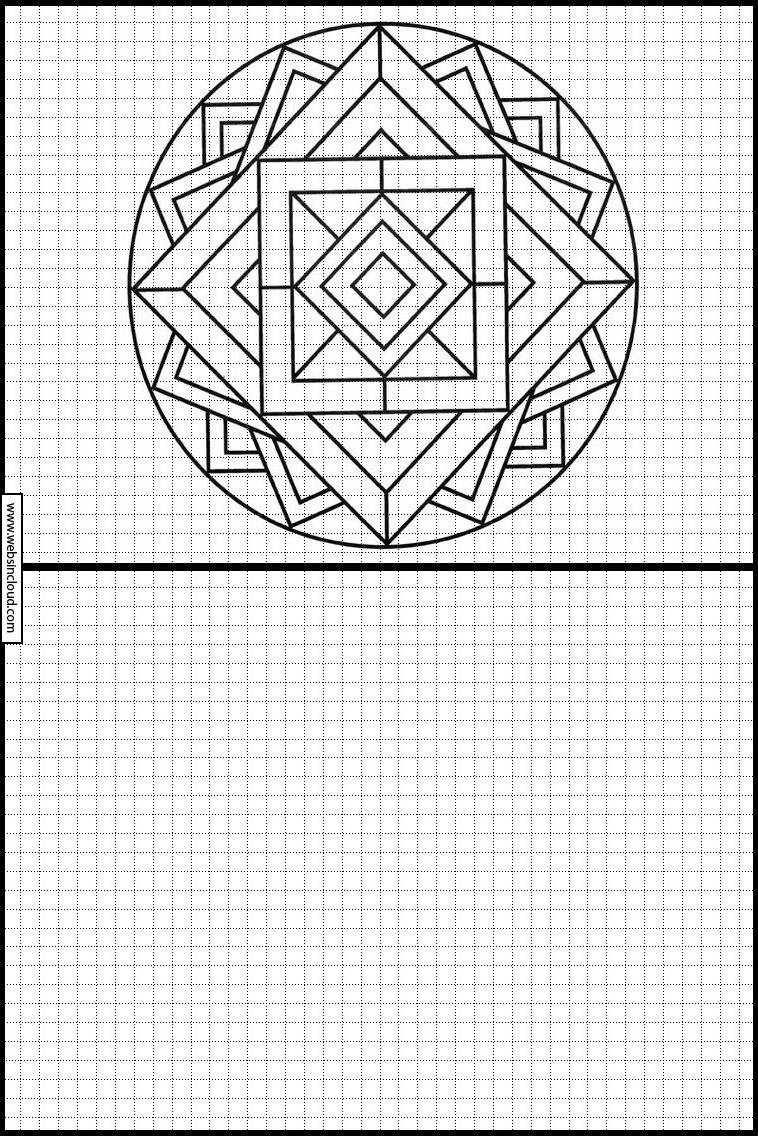 Atividades para aprender a pintar Mandalas 59