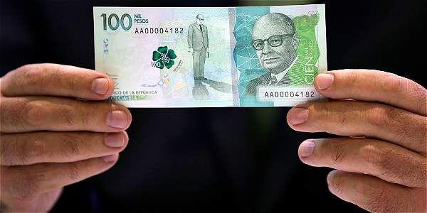 Así es el billete de 100 mil pesos que estrena Colombia (+Video)