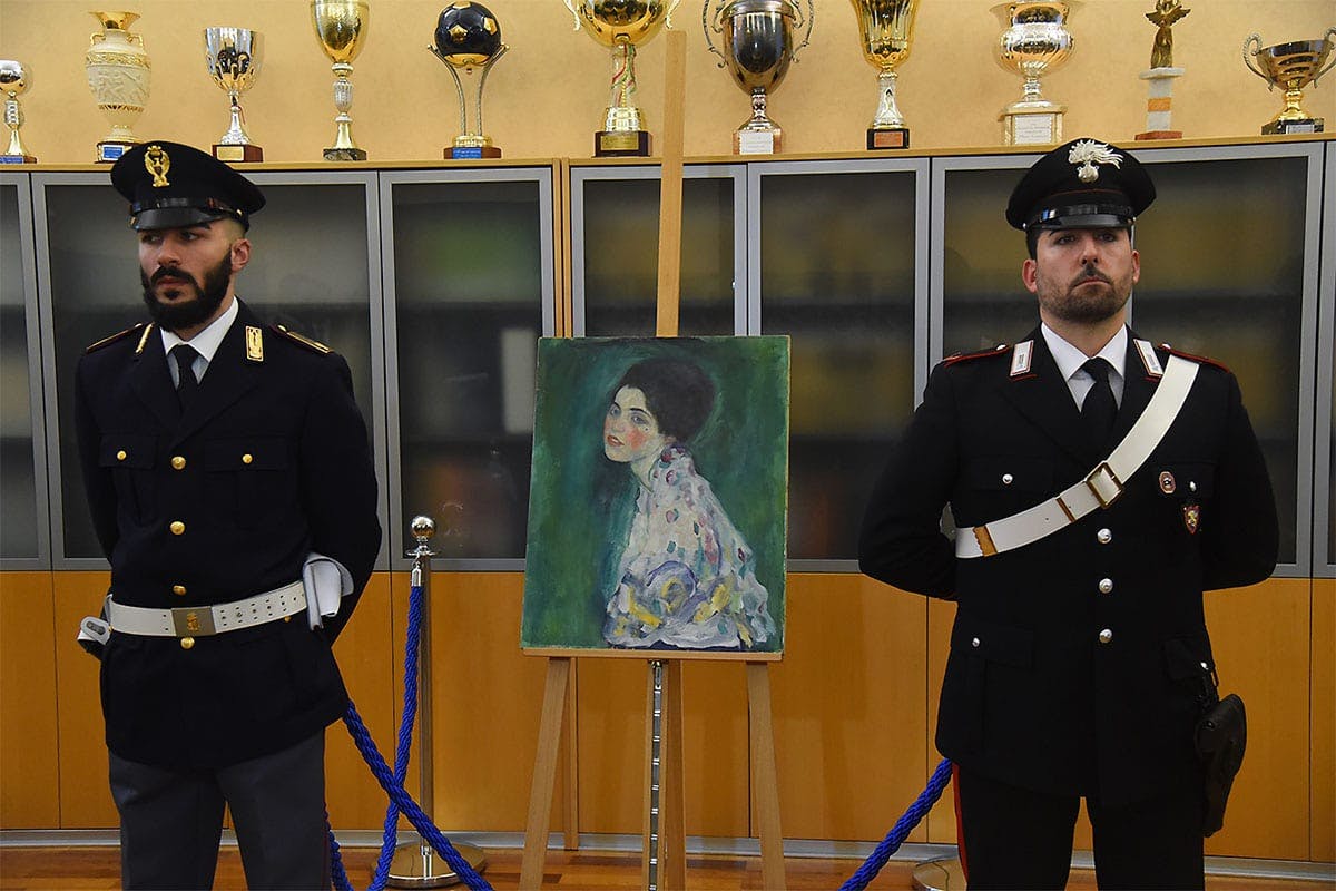 A Portrait of a Lady by Gustav Klimt was stolen from the Ricci Oddi Gallery of Modern Art