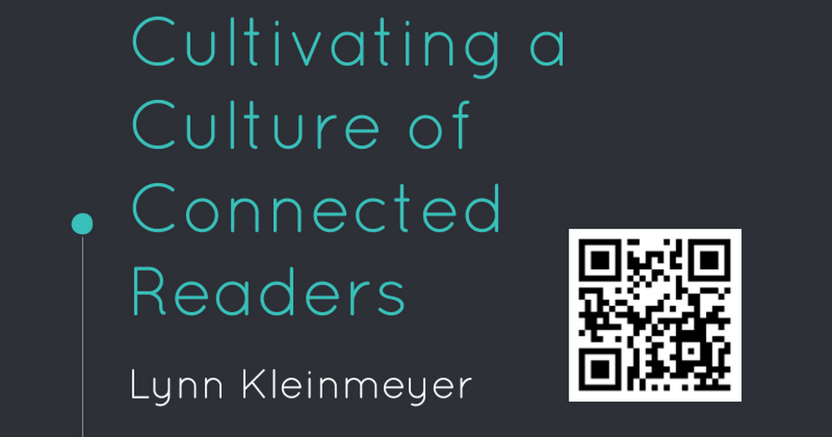 Culture of Connected Readers NSLA 2016