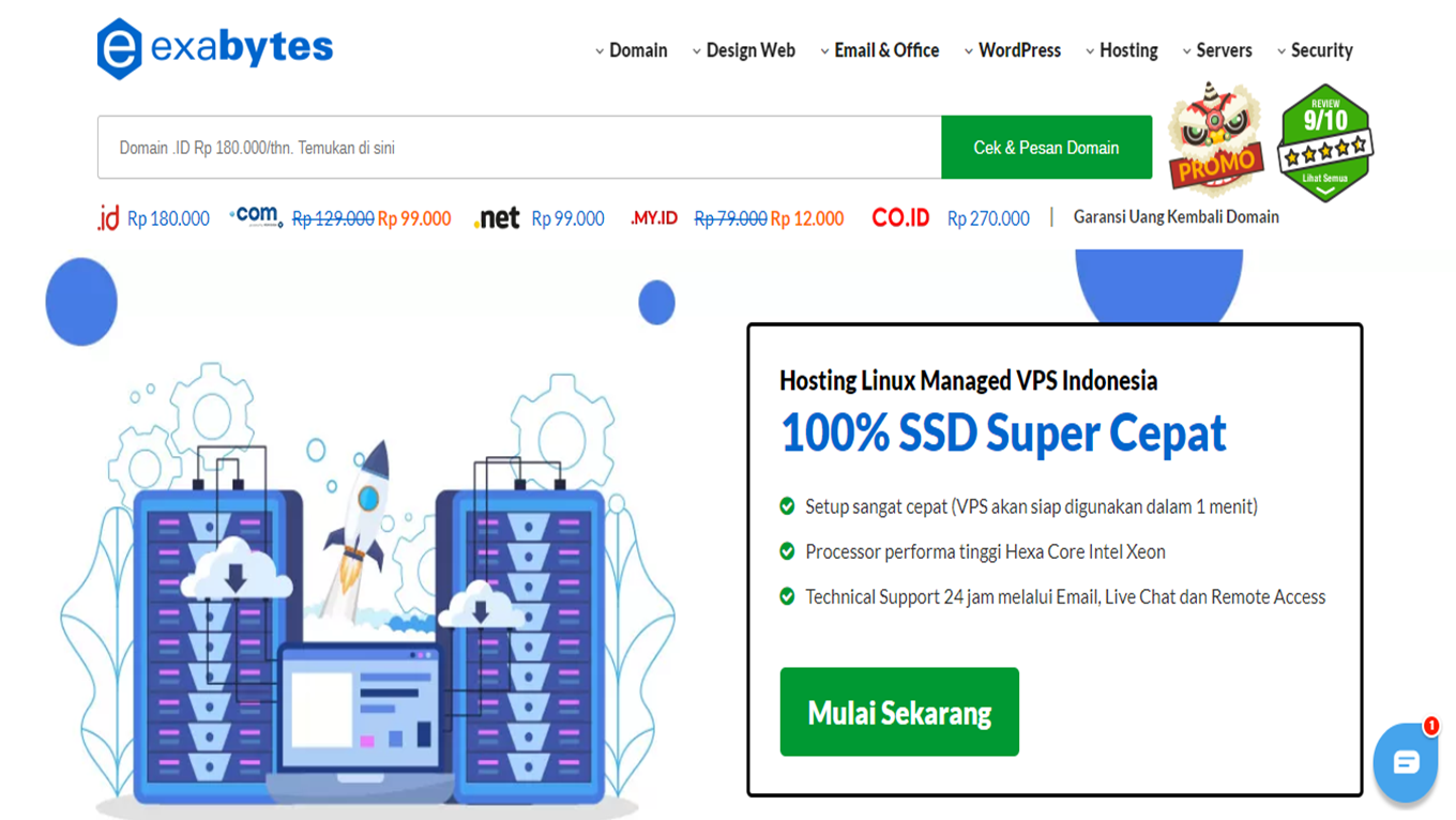 7 Langkah Mudah Order Layanan VPS Exabytes - 2025