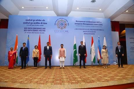 Shri Anurag Singh Thakur inaugurates the 16th meeting of the Shanghai  Cooperation Organisation (SCO) Youth Council in New Delhi today