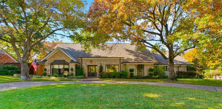 House in Tanglewood neighborhood of Fort Worth, TX