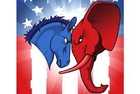 Image result for republican and democratic party logos