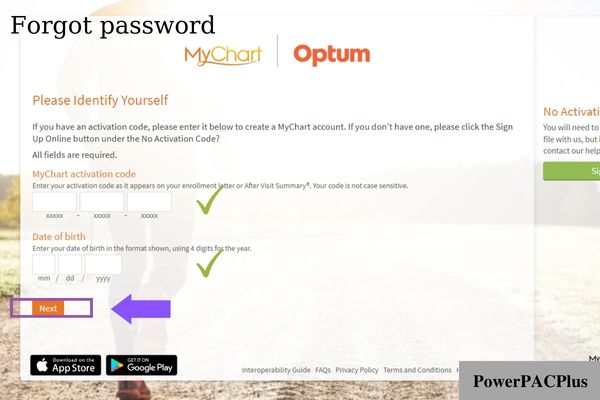 forgot password to sign in oregon medical group patient portal