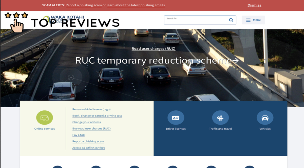 New Zealand Transport Agency (NZTA) website