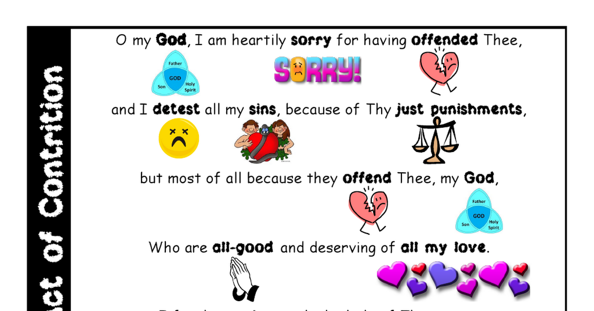 Prayers an act of contrition pdf google drive