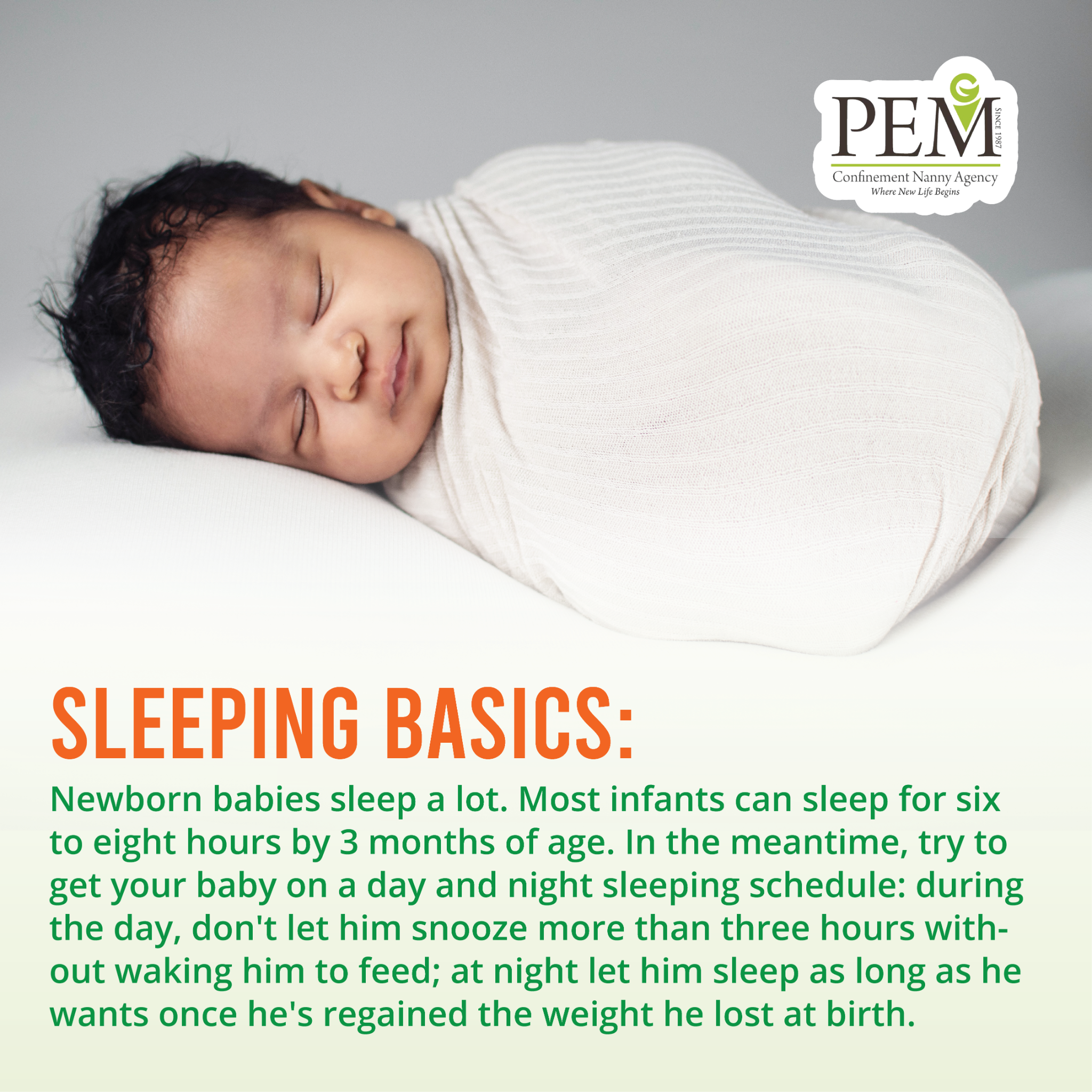 Baby Sleep - PEM Confinement