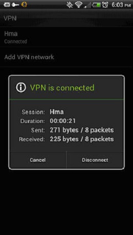 VPN Connected1