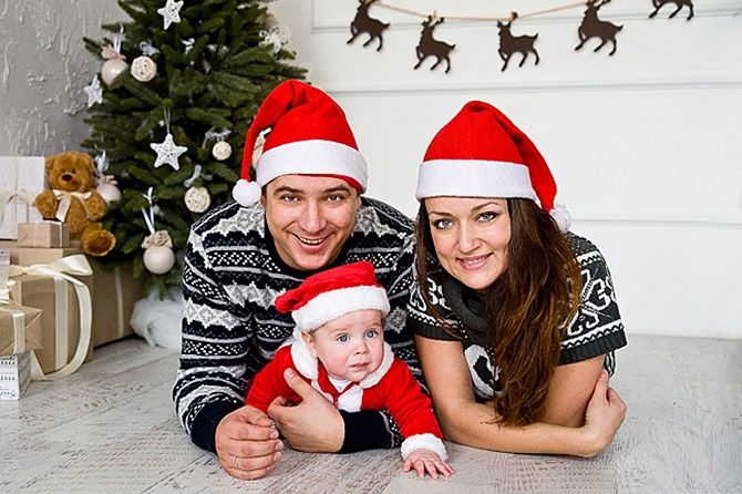 modische Bilder für ein Silvester-Fotoshooting
