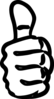 http://www.clker.com/cliparts/8/V/u/C/p/F/white-black-thumbs-up-th.png
