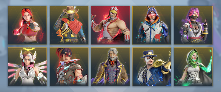 You will get random one Skin NFT in these Skins (1% Chance to get a Mythic skin)