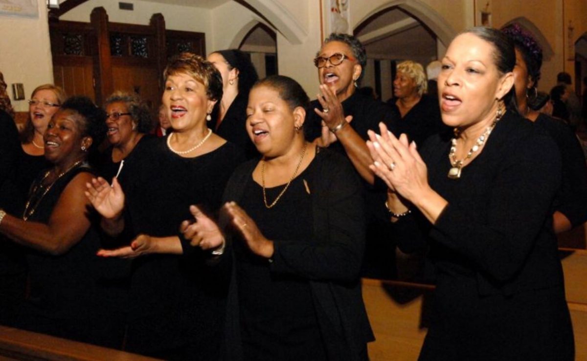 Philly Catholic Gospel Choir Singing